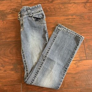 Girls 14 Angels Wide Jeans